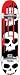 Zero 3 Skull Blood Cult Black Complete Skateboard - 7.12 W/Raw Trucks