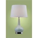 Mary Kate & Ashley 1 Light Table Lamp in a Silver and Chrome Finish