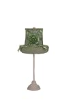 Medium Green Check Hat with Lamp Base