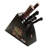 Kanetsune - Chef Knife Wood Block, Black