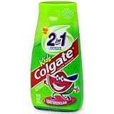 Colgate Childrens 2 in 1 Toothpaste and Mouthwash, Watermelon Flavor - 4.6 Oz