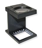 Folding Linen Test Magnifier - 3X Magnification