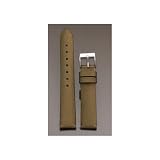 Ladies’ Satin Watchband Soft Leather Lining Built-in Quick Release Spring Bars Copper Bronze Brown 20mm