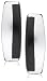 Silver Ladies E3973-Onyx Half Onyx Half Earring
