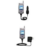 Car and Wall Charger Essential Kit for the Samsung SGH-D410 - uses Gomadic TipExchange Technology