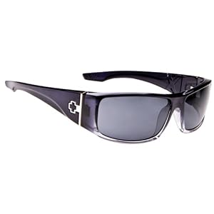 Spy Optic Cooper XL Sunglasses - Black Fade w/ Grey Lens