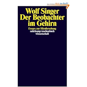 Der beobachter im gehirn essays zur hirnforschung 05 image