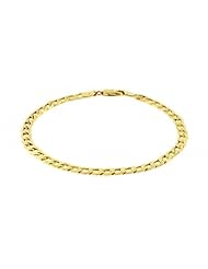 10K Yellow Gold Curb Link Chain Bracelet 8.2" 3.3 Grams 4.75MM