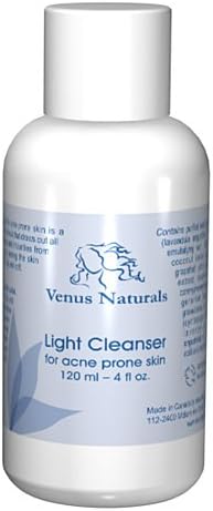 Venus Light Cleanser for Acne Prone Skin 4oz bottle