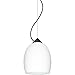 Besa Lighting 1KX-169707-BR 1X100W A19 Lucia Pendant with Opal Matte Glass, Bronze Finish