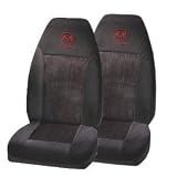 2 Front Seat Covers - Red Dodge Ram Logo by Plasticolor