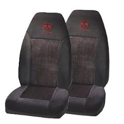 A Set Of 2 Universal-Fit Front Bucket Seat Cover - Red Dodge Ram Logo See larger image Share your own customer images A Set Of 2 Universal-Fit Front Bucket Seat Cover - Red Dodge Ram Logo