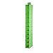 Honey-Can-Do 10-Shelf Non-Woven Hanging Shoe and Accessory Organizer, Lime Green