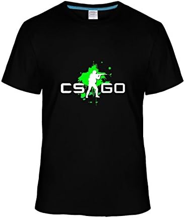 ORDADY Counter Strike CS GO T-Shirts For Mens M black