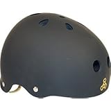 Triple Eight Brainsaver Skateboard Helmet - Rubber Black