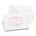 Hortense B. Hewitt Flourish Frame Thank You Notes, 4.8 x 3.5, 50 Count