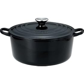 Le Creuset �R�R�b�g�E�����h 24cm �V���C�j�[�u���b�N 2101-24-14