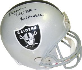 Darren McFadden signed Oakland Raiders Helmet Raider Nation- McFadden Hologram