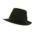 Canvas Fedora Hat / Black W19S70D