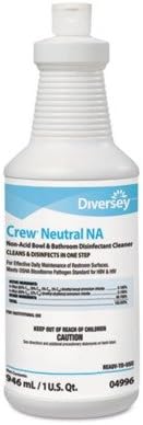DVO04996 Crew Neutral Non-Acid Bowl amp; Bathroom Disinfectant, 1 qt. Squeeze Bottle
