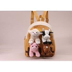  Farm Animal Backpack 11 inch by Unipak