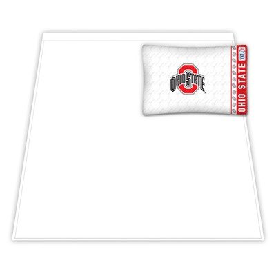 NCAA Ohio State Buckeyes Micro Fiber Sheet Set (Full)