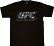 UFC Ultimate Fighting Championship Texture Skulls Logo Black T-shirt Tee