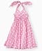 Sweet Heart Rose Girls Polka-Dot Halter Dress