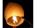 10 Sky Lanterns - White
