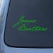 JONAS BROTHERS - Vinyl Car Decal Sticker #1853 | Vinyl Color: Green