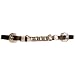 Billy Royal Silver Plate Show Curb with Stainless Steel Chain