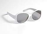 Produkt-Bild: Wei&szlig;e 3D Brille zirkular polarisiert f&uuml;r passive 3D Fernseher und 3D Kinos - Kompatibel mit LG Cinema, Philips Easy, Toshiba, JVC Xpol, RealD, Master Image 2