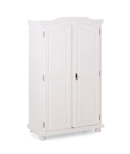 Link 20900100 Kleiderschrank Hedda Kiefer, wei? lackiert Preisvergleich