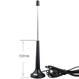 Produkt-Bild: August DTA206 - DVB-T Stabantenne - Fernseher Antenne f&uuml;r &Uuml;berall Fernsehen / Digital TV / DAB - Mit Magnetf&uuml;&szlig;