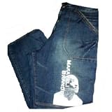 Mens Makaveli Denim Jeans 48 48x34 Distressed
