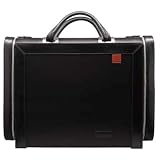 Black Aaron Irvin Large Microfiber Computer Bag