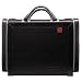 Black Aaron Irvin Large Microfiber Computer Bag