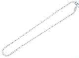 Sterling Silver Round and Princess-Cut Cubic Zirconia Necklace by Charles Winston, 17"