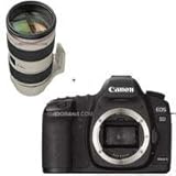 Canon EOS-5D Mark II Digital SLR Camera Body with Canon EF 70-200mm f/2.8L  ....
