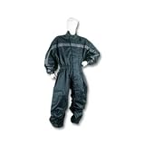 1 - Piece Motorcycle Rain Suit w/ Reflective Stripe - 5 Stripe Colors Available