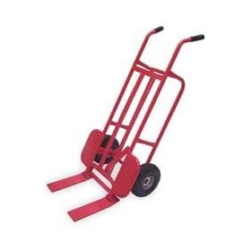 Buy Dayton 2LRL5 Hand Truck, Tilting Fork, Pneumatic, H 55 by Dayton now!