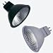 20 Watt Black Back MR16 Style Halogen Light Bulb (BAB) / No Light Backspill, Cover Glass / 36 Degree Beam Spread (Flood) / GU5.3 Base / 12 Volt / Long Life MR16
