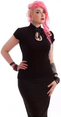 Milisha Keyhole Top - Large - Black
