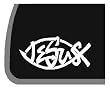 Jesus Fish Car Decal / Sticker