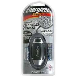 Energizer Energi To Go Instant Cell Phone Charger, Mini USB