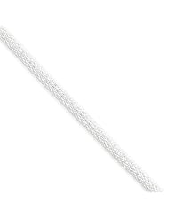 3.25mm, Sterling Silver, Hollow Mesh Chain, 24 inch