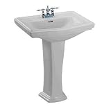 TOTO Clayton LT780.8.04 Lavatory only with 8 Inch Faucet Centers, Grey
