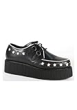 2 Inch Platform Creeper Men's Size Shoe With Star Trim