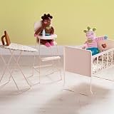 Girls Toy Doll, High Chair, Ironing Board & Crib - Crib 17.75 x 12.5 x 20h