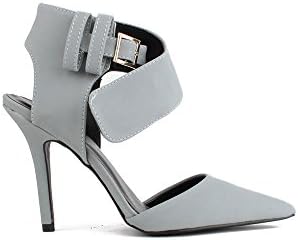 Qupid Mixi-20 Pointy Toe Ankle Strap Sanal